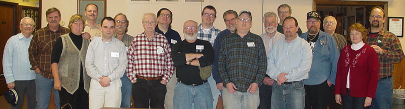 Elgin Coin Club members in April, 2007.