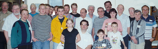 Elgin Coin Club members in April, 1999.